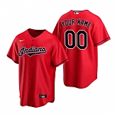 Cleveland Indians Customized Nike Red Stitched MLB Cool Base Jersey,baseball caps,new era cap wholesale,wholesale hats